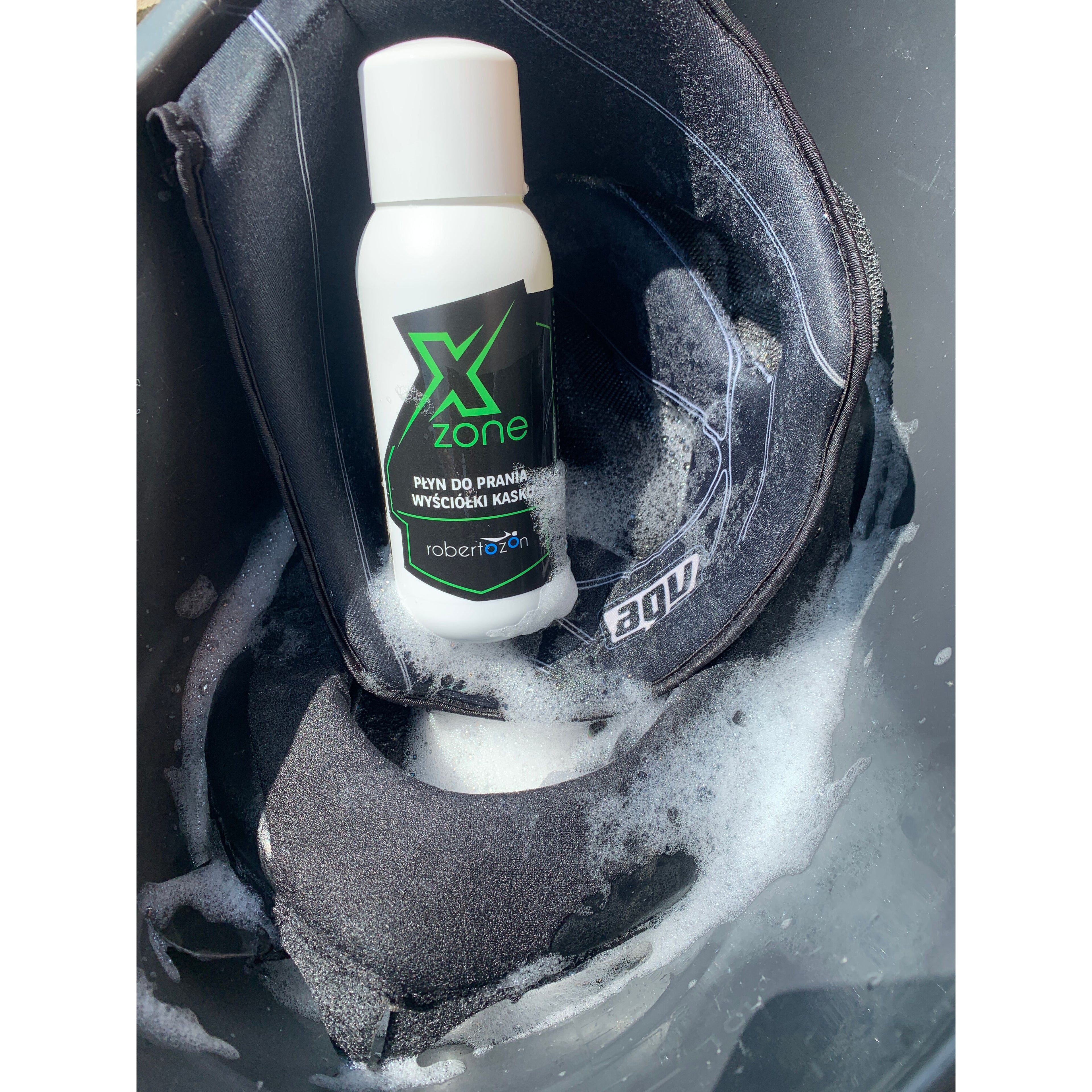 Xzone® Liquide pour lavage à la main de doublure de casque - sachet voyage 40 ml