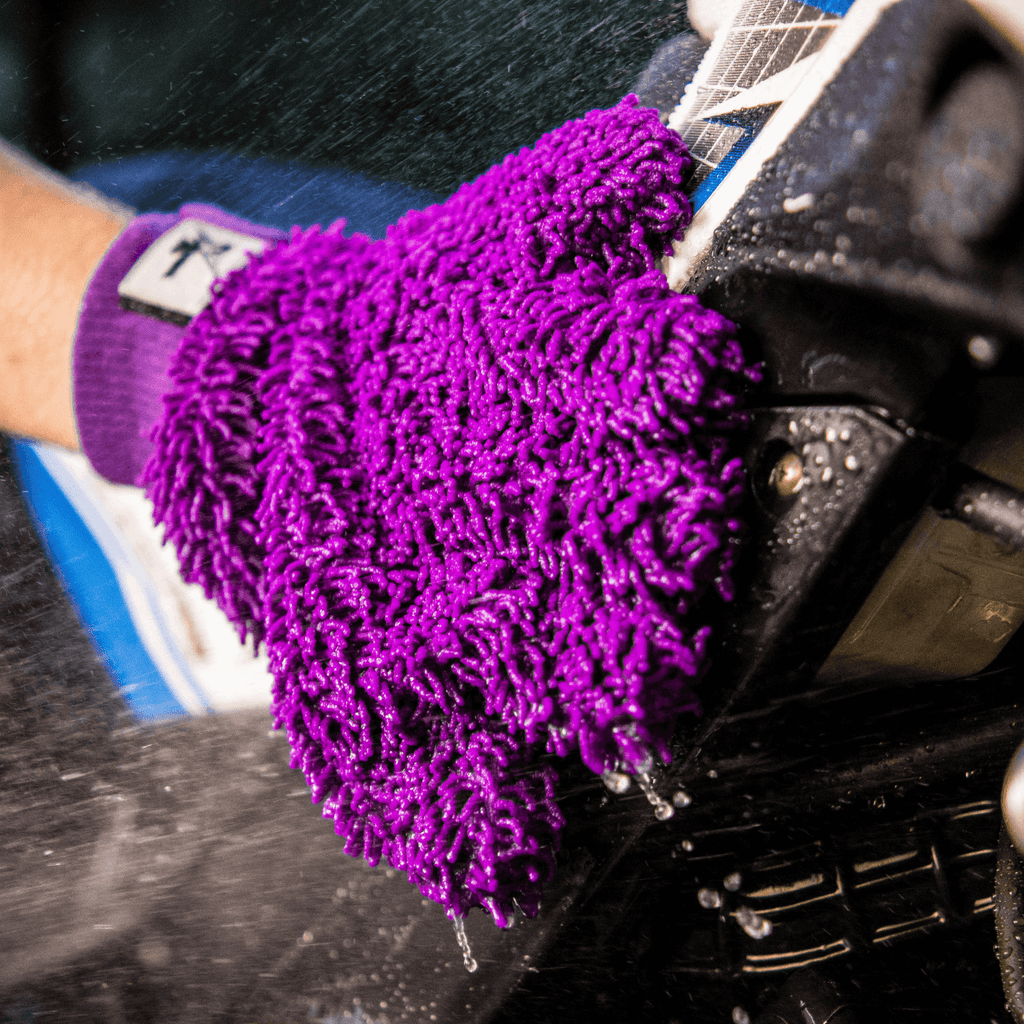 Xzone® Gant de lavage moto en microfibre double face