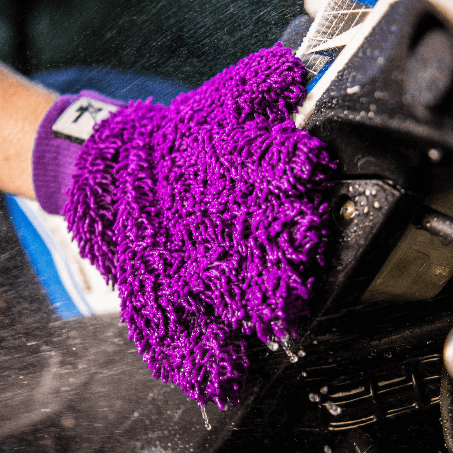 Xzone® Gant de lavage moto en microfibre double face