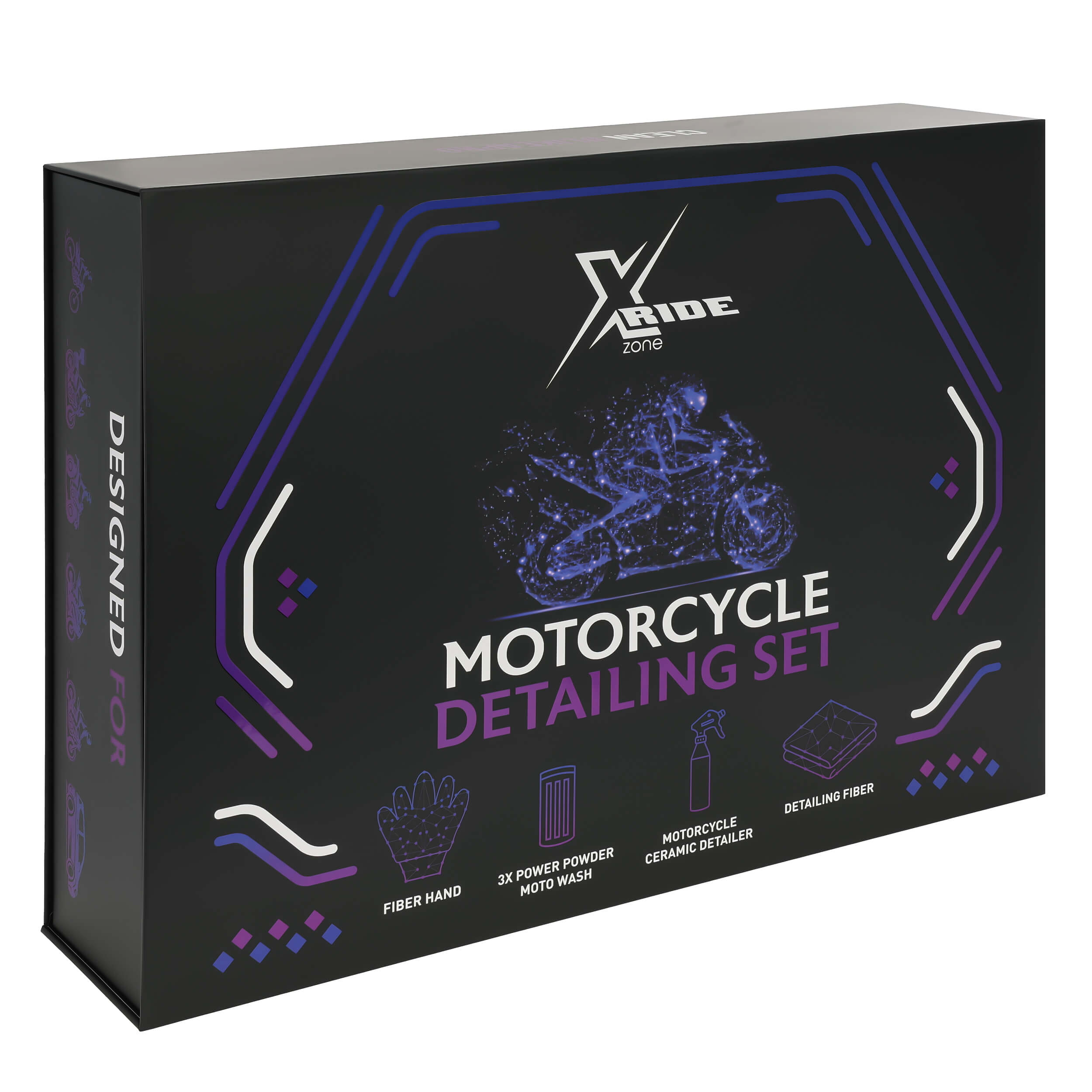 Xzone® Ride – Motorcycle Detailing Set (kit complet d’entretien moto)