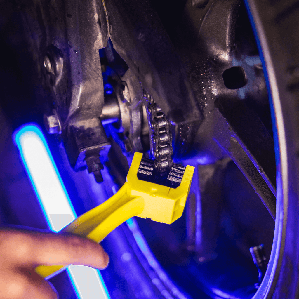 Xzone® Ride – Brosse de nettoyage pour chaîne de moto