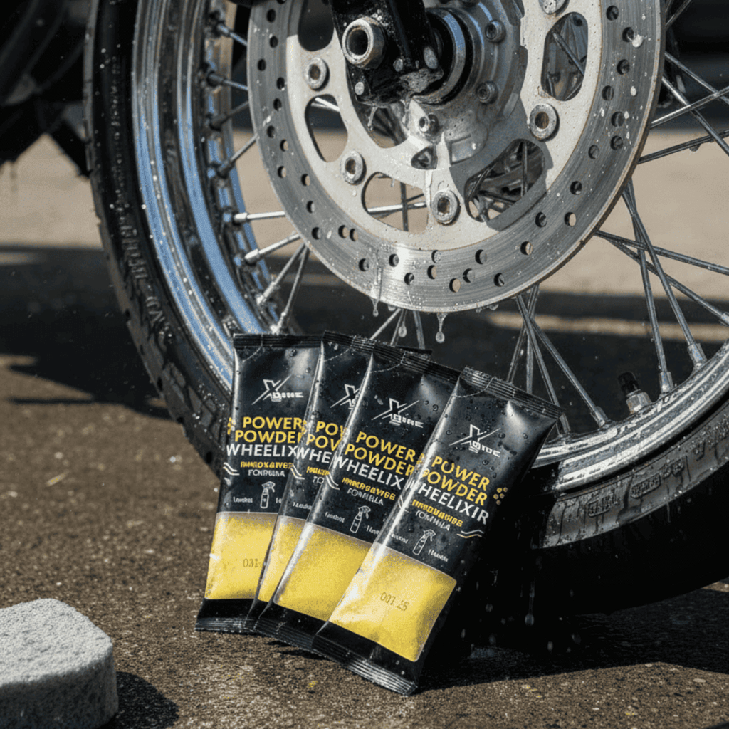 Xzone® Ride Power Powder Wheelixir – poudre pour le nettoyage des roues et jantes
